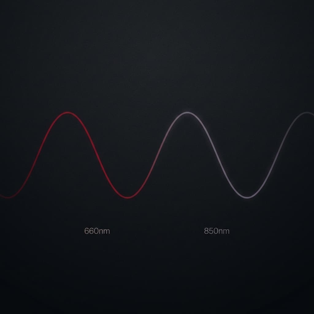 660nm and 850nm wavelengths